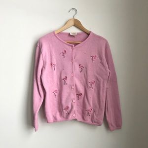 Vintage Flamingo Cardigan